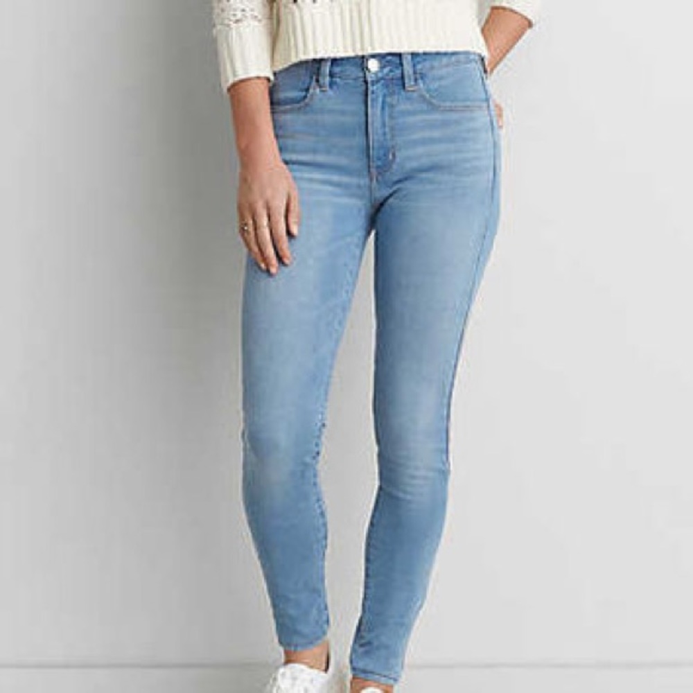 AE Hi-Rise Jegging Denim X4